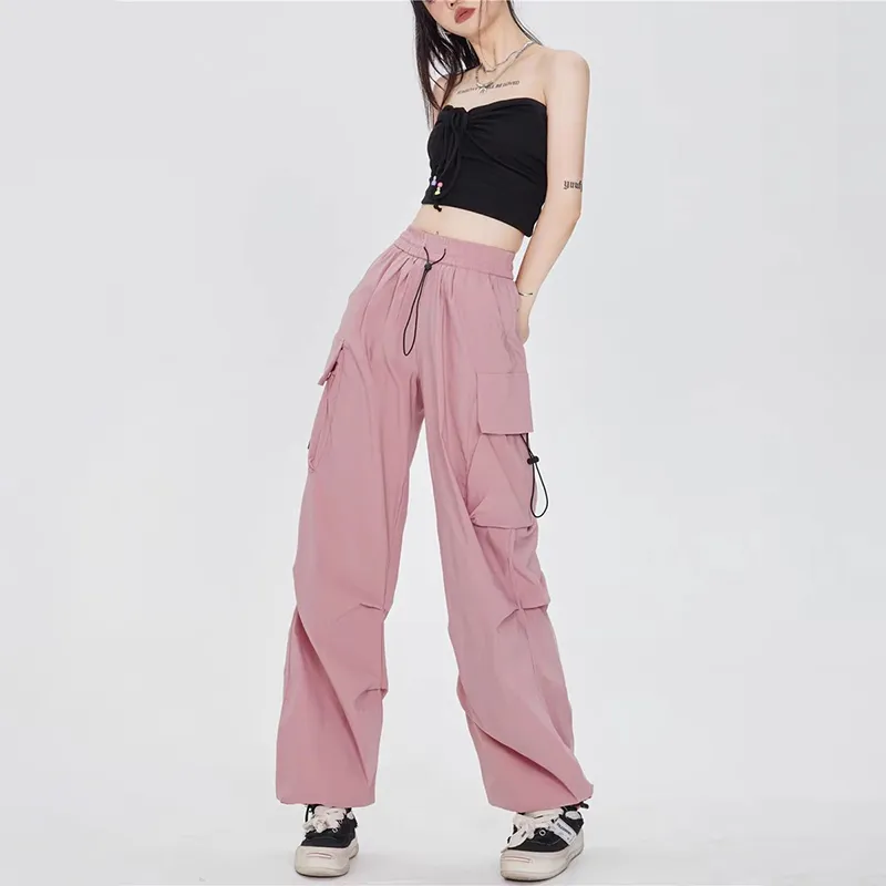 ZAVK Cargo Pants Women's Pink-1