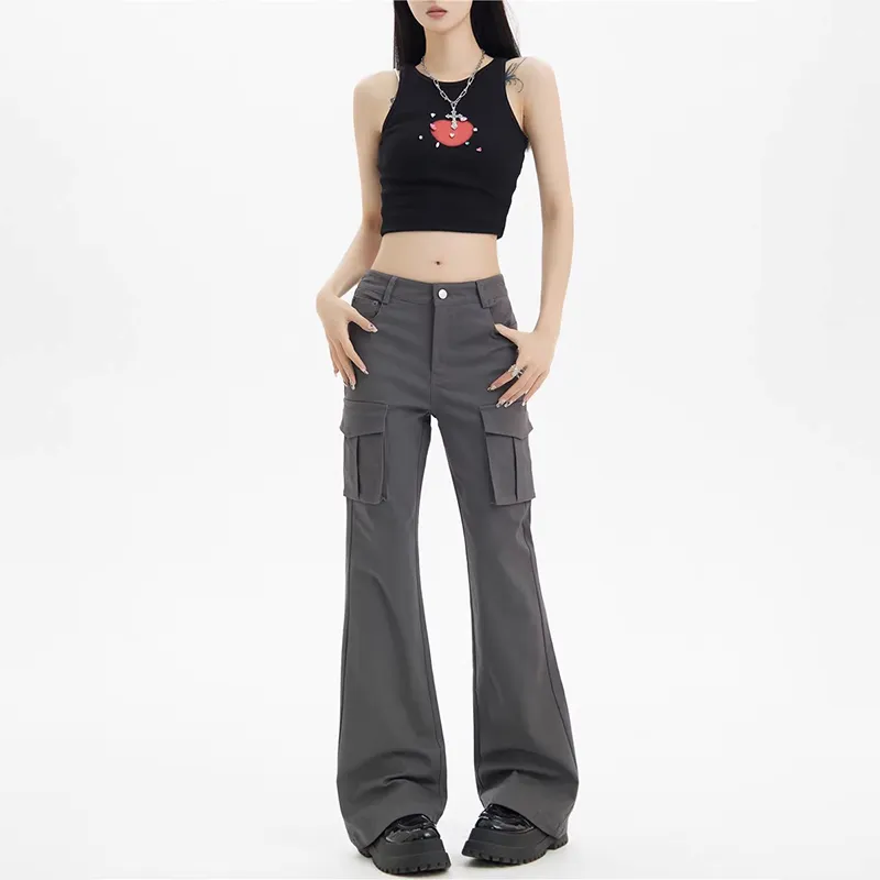 ZAVK Cargo Pants Women's Military Gray-2