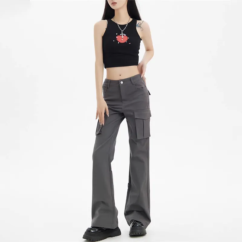 ZAVK Cargo Pants Women's Military Gray-3