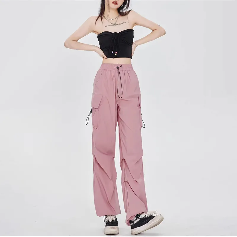 ZAVK Cargo Pants Women's Pink-2