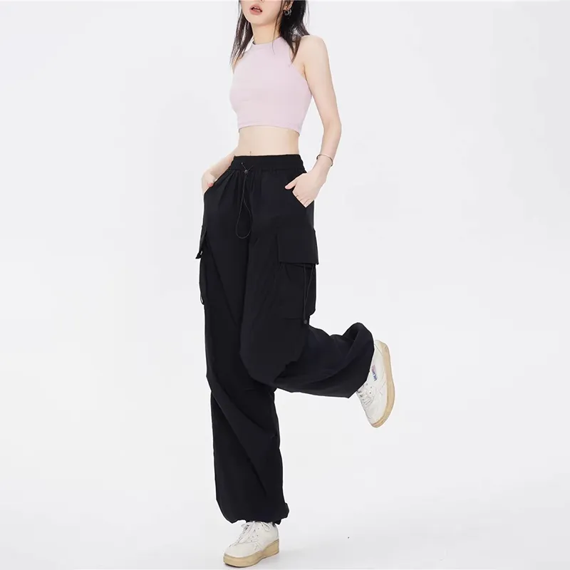ZAVK Cargo Pants Women's Black-2