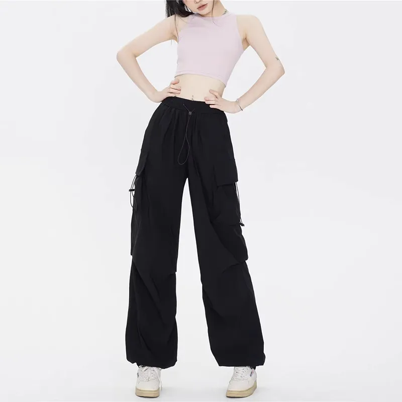 ZAVK Cargo Pants Women's Black-1