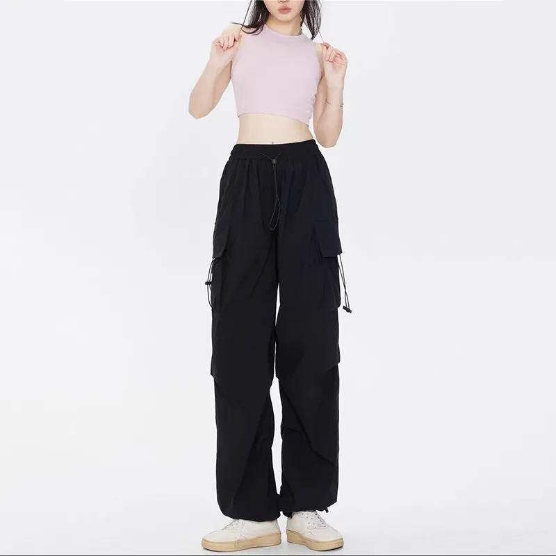 ZAVK Cargo Pants Women's Black-3