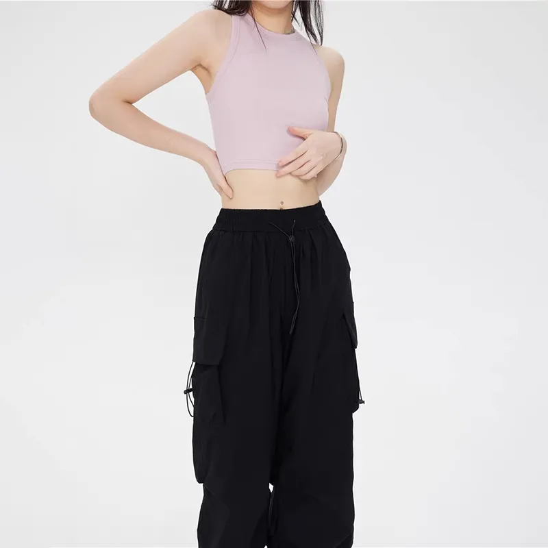 ZAVK Cargo Pants Women's Black-4