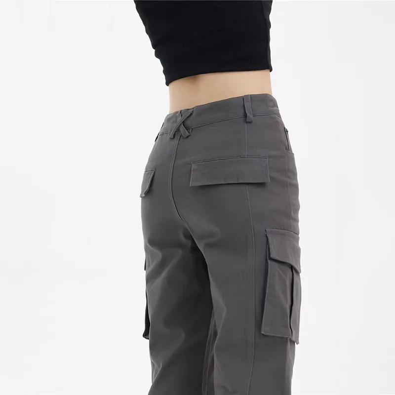 ZAVK Cargo Pants Women's Military Gray-4