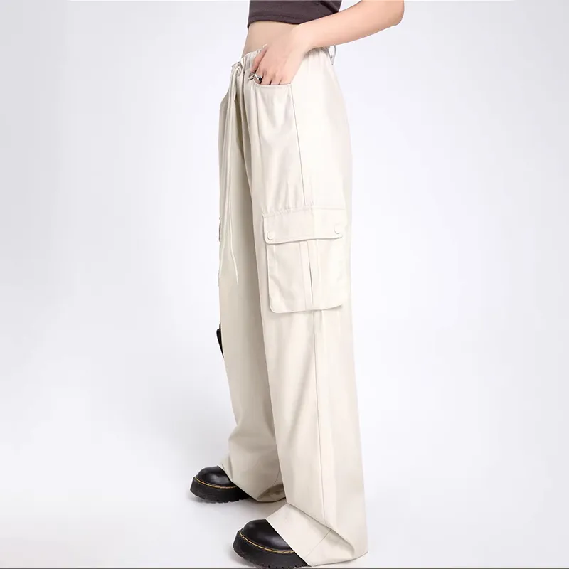 ZAVK Cargo Pants Women's Apricot-2