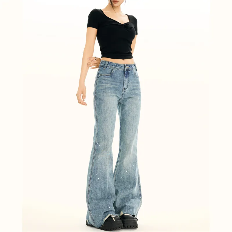 ZAVK Jeans Women's Vintage Blue-3