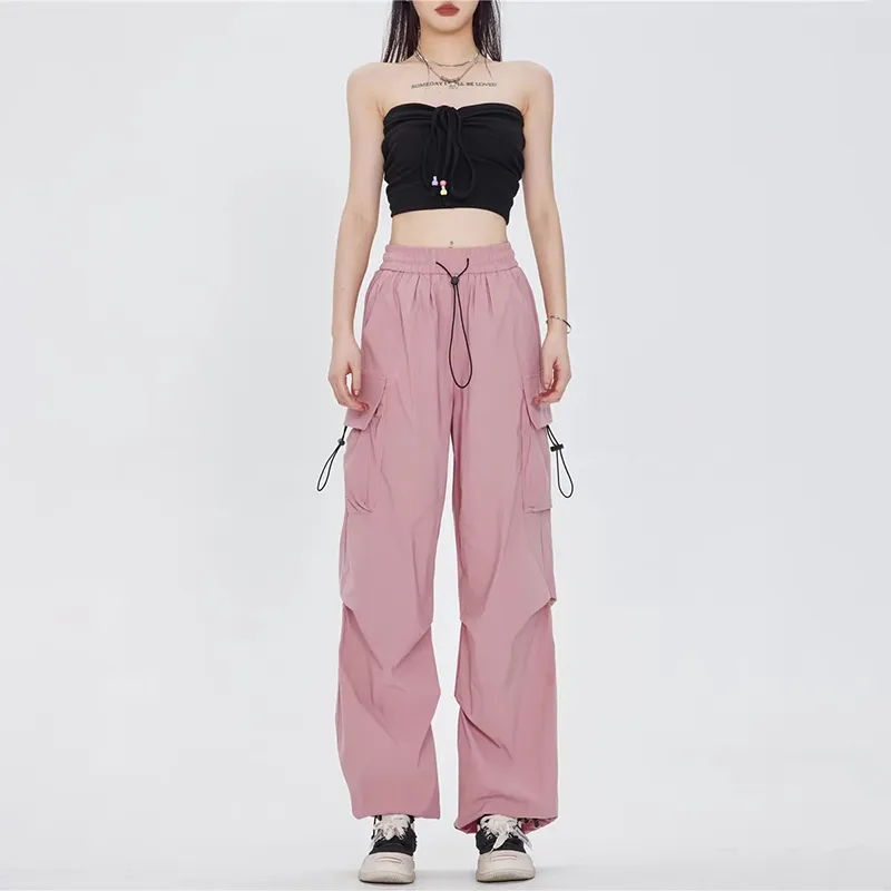 ZAVK Cargo Pants Women's Pink-3