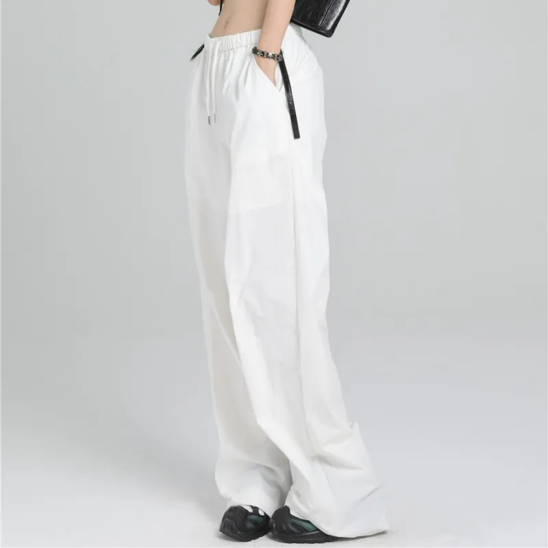 ZAVK Knitted Sports Pants Women's Cotton White-5