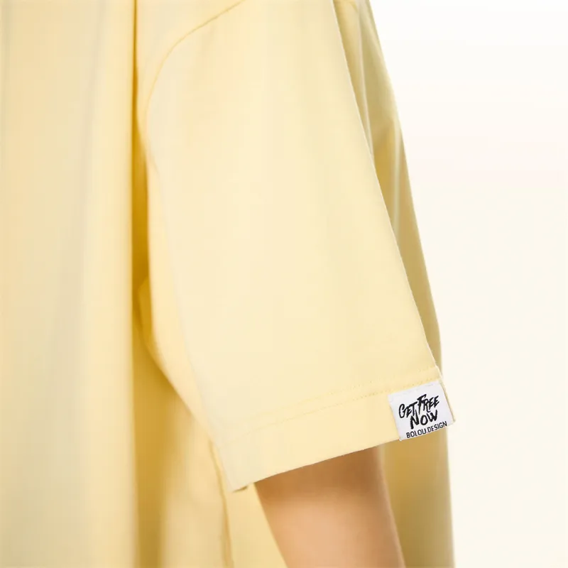 ZAVK T Shirt Women's Egg Yellow-6