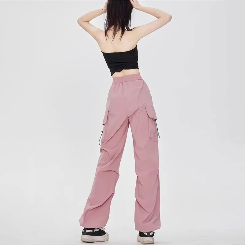 ZAVK Cargo Pants Women's Pink-5