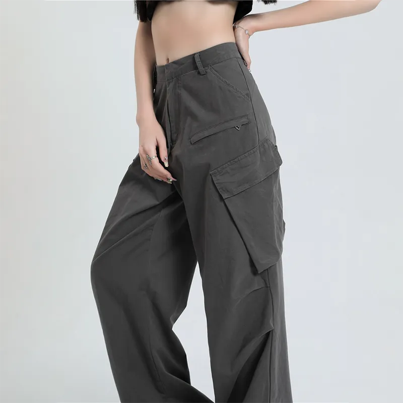 ZAVK Cargo Pants Women's Mud Card Gray-7