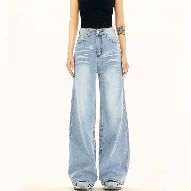 ZAVK Jeans Women's Old Gray Blue-2