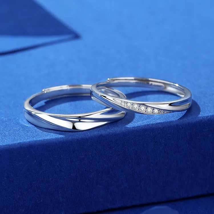 SHENGYALUO 999 Fine Silver Rings Unisex-2