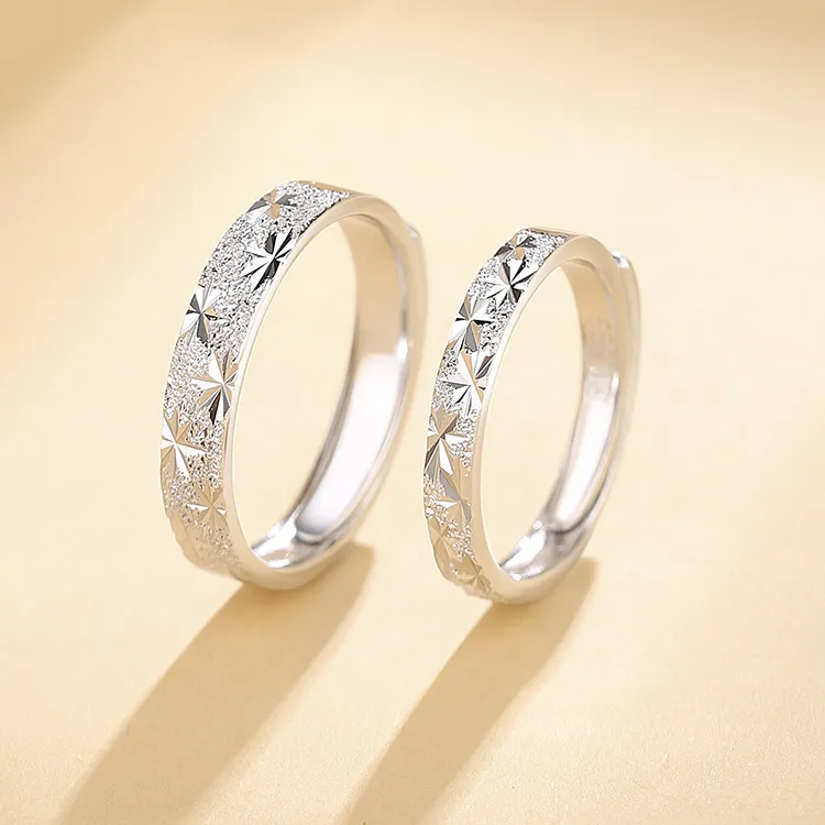 SHENGYALUO 999 Fine Silver Rings Unisex-1