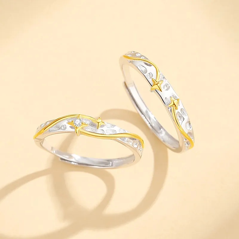 SHENGYALUO 999 Fine Silver Rings Unisex-1