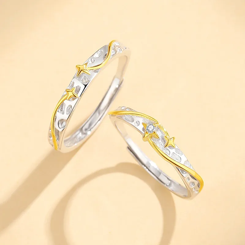 SHENGYALUO 999 Fine Silver Rings Unisex-3