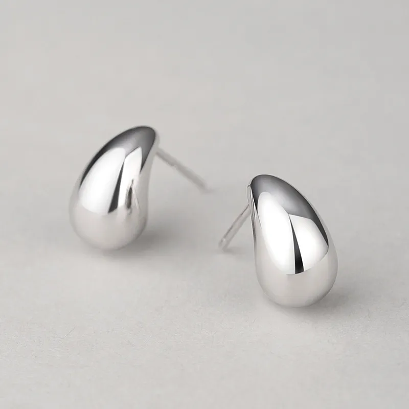 SHENGYALUO 999 Fine Silver Stud Earrings Women's-1
