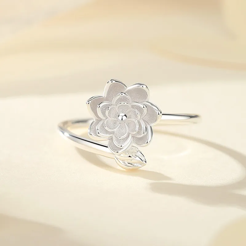 SHENGYALUO S999 Fine Silver Rings Women's-1