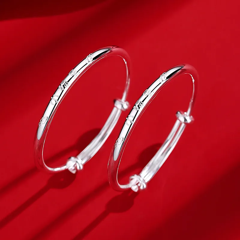 SHENGYALUO 999 Fine Silver Bangles Kids'-1