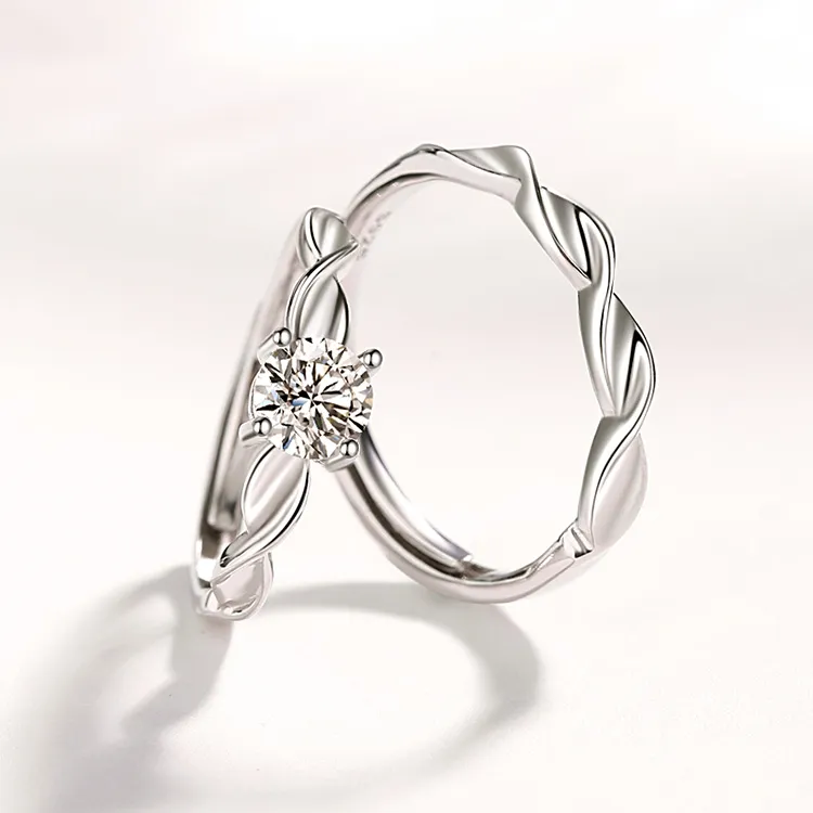SHENGYALUO S925 Silver Rings Unisex-4