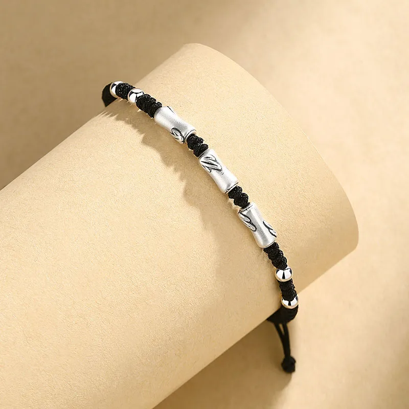 SHENGYALUO 999 Fine Silver Bracelets Men's-4