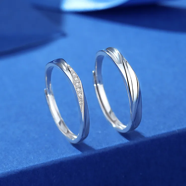 SHENGYALUO 999 Fine Silver Rings Unisex-1