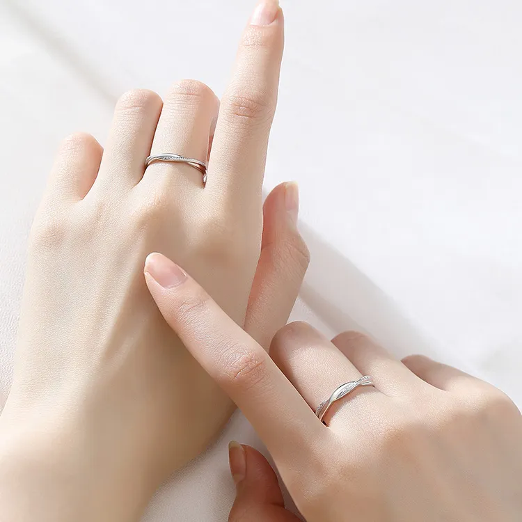 SHENGYALUO 999 Fine Silver Rings Unisex-2