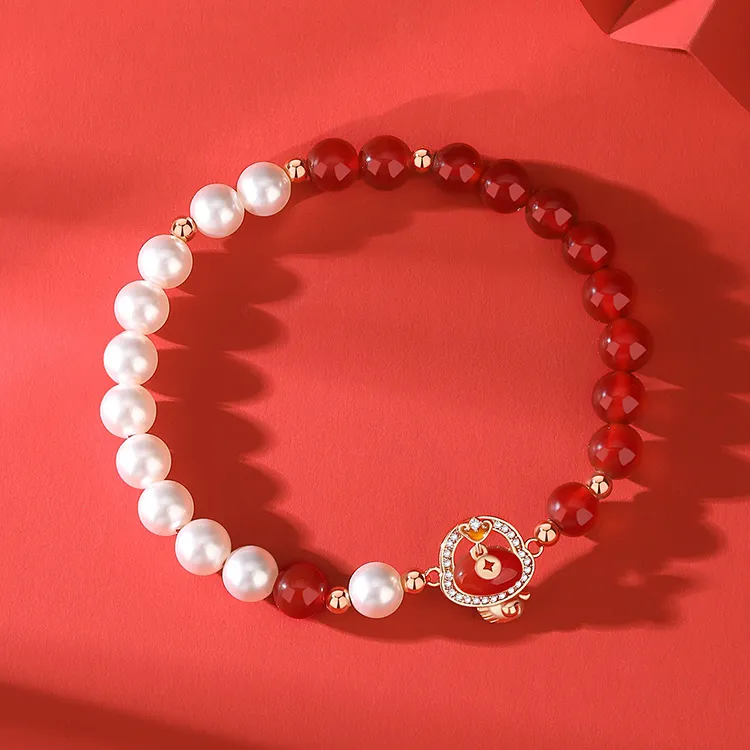 SHENGYALUO Agate Bracelets Women's-2