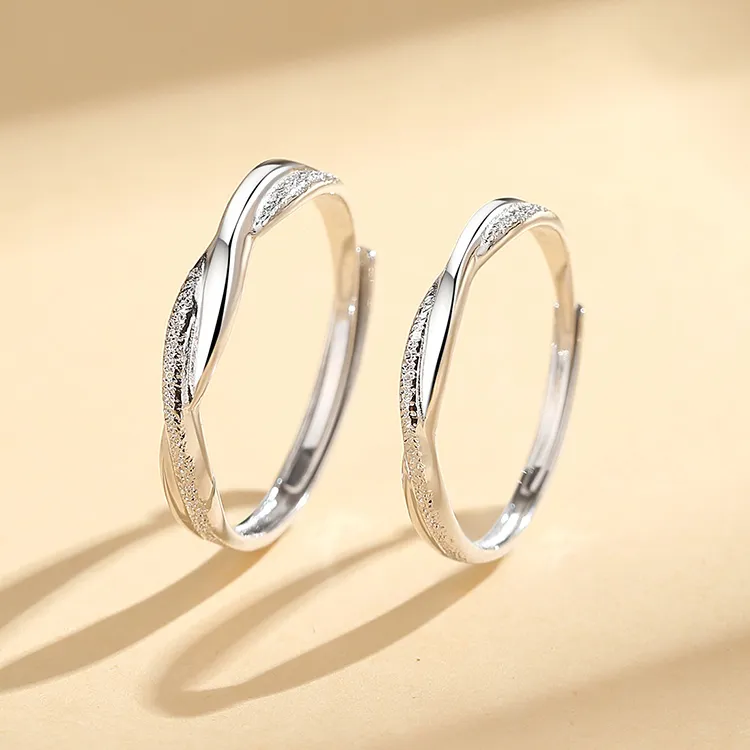 SHENGYALUO 999 Fine Silver Rings Unisex-3