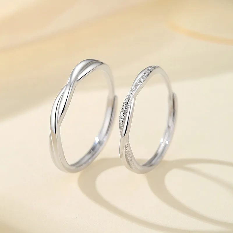 SHENGYALUO 999 Fine Silver Rings Unisex-1
