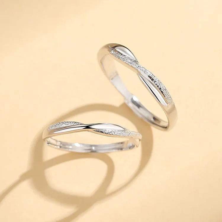 SHENGYALUO 999 Fine Silver Rings Unisex-6