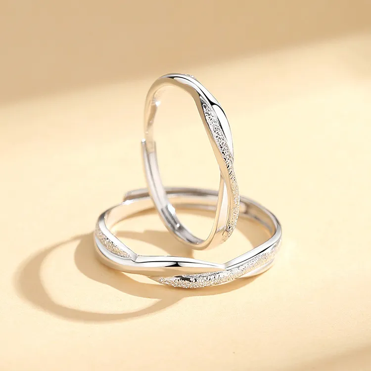 SHENGYALUO 999 Fine Silver Rings Unisex-4