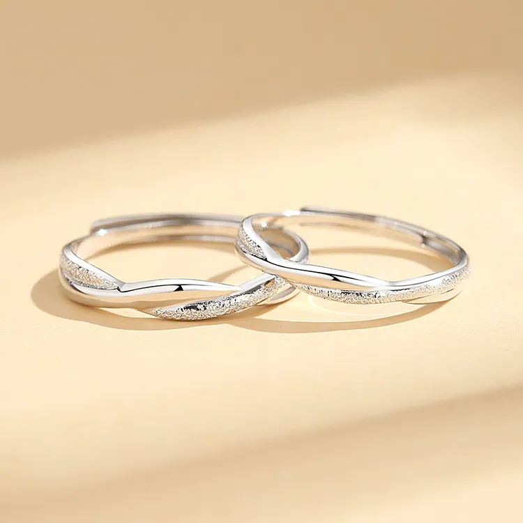 SHENGYALUO 999 Fine Silver Rings Unisex-1