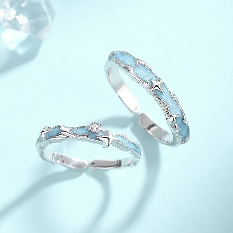 SHENGYALUO S999 Fine Silver Rings Unisex-1