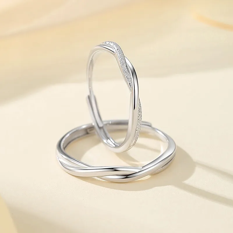 SHENGYALUO 999 Fine Silver Rings Unisex-4