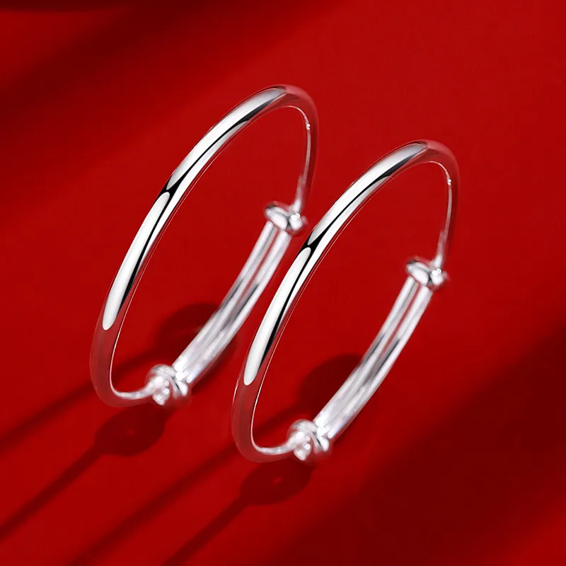 SHENGYALUO 999 Fine Silver Bangles Kids'-1