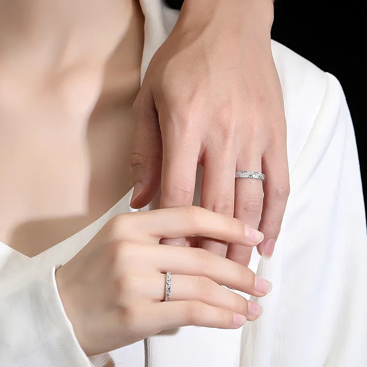 SHENGYALUO 999 Fine Silver Rings Unisex-13