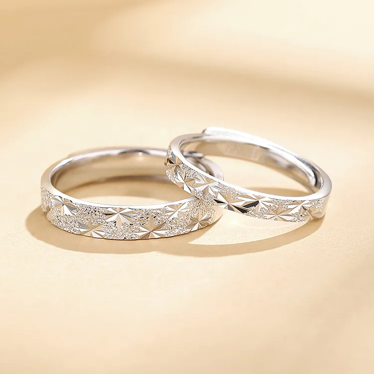 SHENGYALUO 999 Fine Silver Rings Unisex-3
