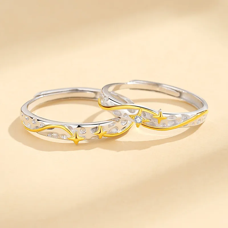 SHENGYALUO 999 Fine Silver Rings Unisex-2