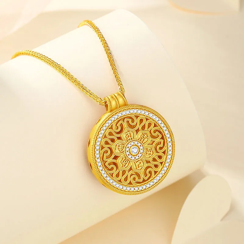 SHENGYALUO 999 Fine Silver Necklaces Women's-2