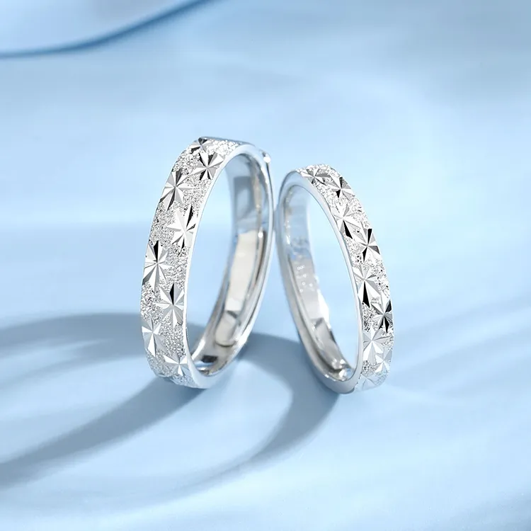 SHENGYALUO 999 Fine Silver Rings Unisex-12