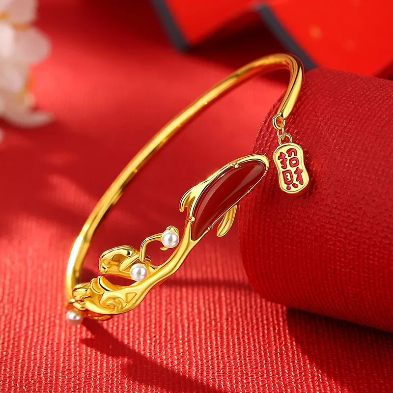 SHENGYALUO 925 Sterling Silver Bangles Women's-5