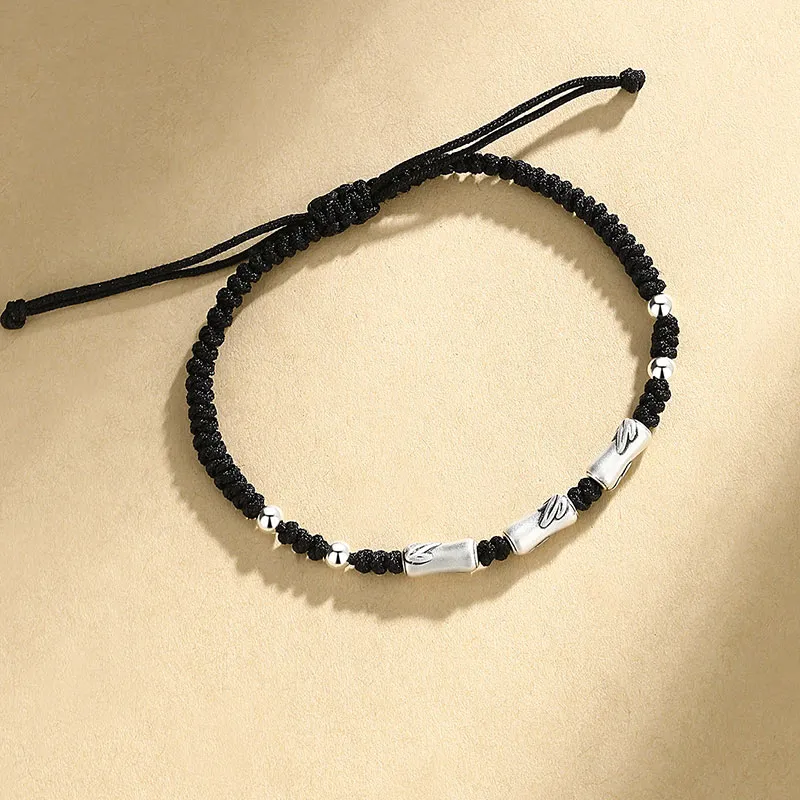 SHENGYALUO 999 Fine Silver Bracelets Men's-2