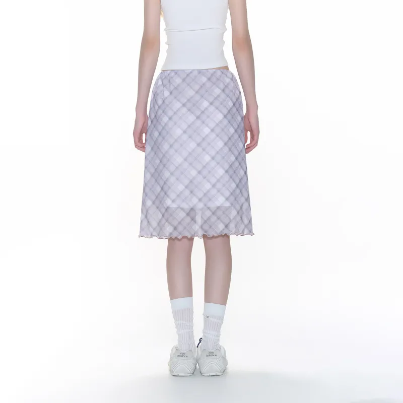 FPMZ Casual Long Skirts Women's Purple-4