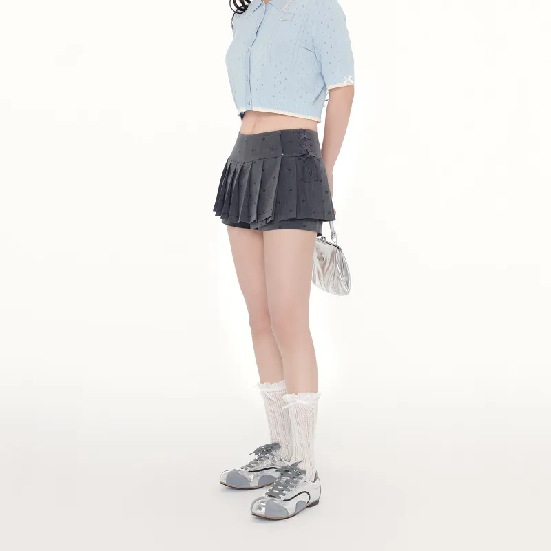 FPMZ Casual Short Skirts Women's Dark Gray-4