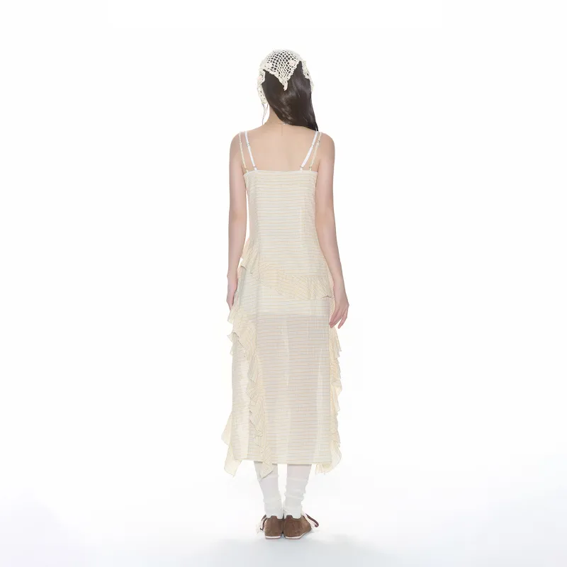 FPMZ Slip Dresses Women's Beige Yellow-5