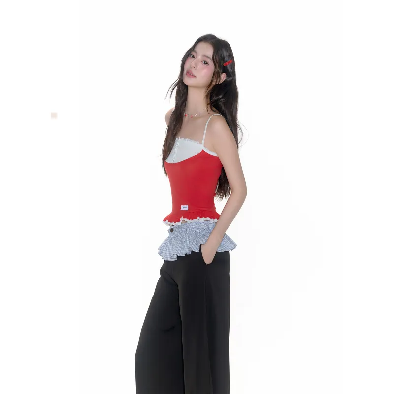 FPMZ Tank Tops Women's Red-3