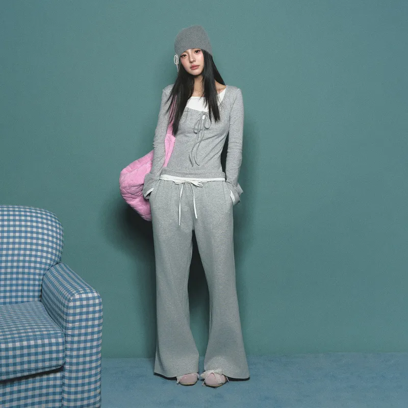 FPMZ Casual Pants Women's Gray-4