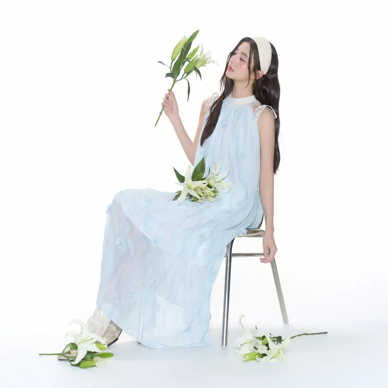 FPMZ Sleeveless Dresses Women's Blue-5